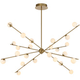 Captiva 24 Pendant Light - Black, Antique Gold